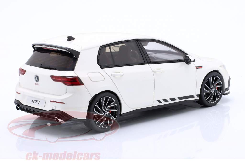 Volkswagen VW Golf VIII GTI Clubsport Byggeår 2021 hvid 1:18 OttOmobile