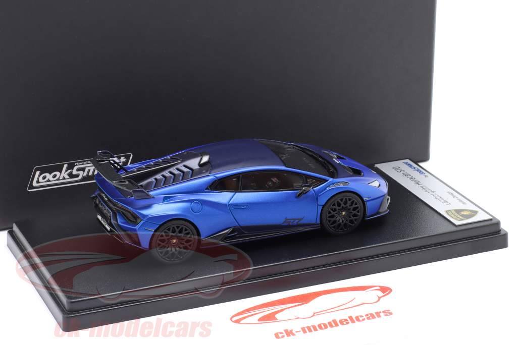 Lamborghini Huracan STO Byggeår 2021 aegeus blå 1:43 LookSmart