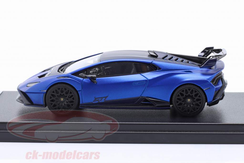 Lamborghini Huracan STO Bouwjaar 2021 aegeus blauw 1:43 LookSmart