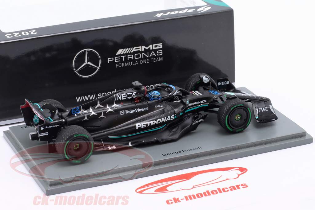 G. Russell Mercedes-AMG F1 W14 #63 5e Monaco GP formule 1 2023 1:43 Spark