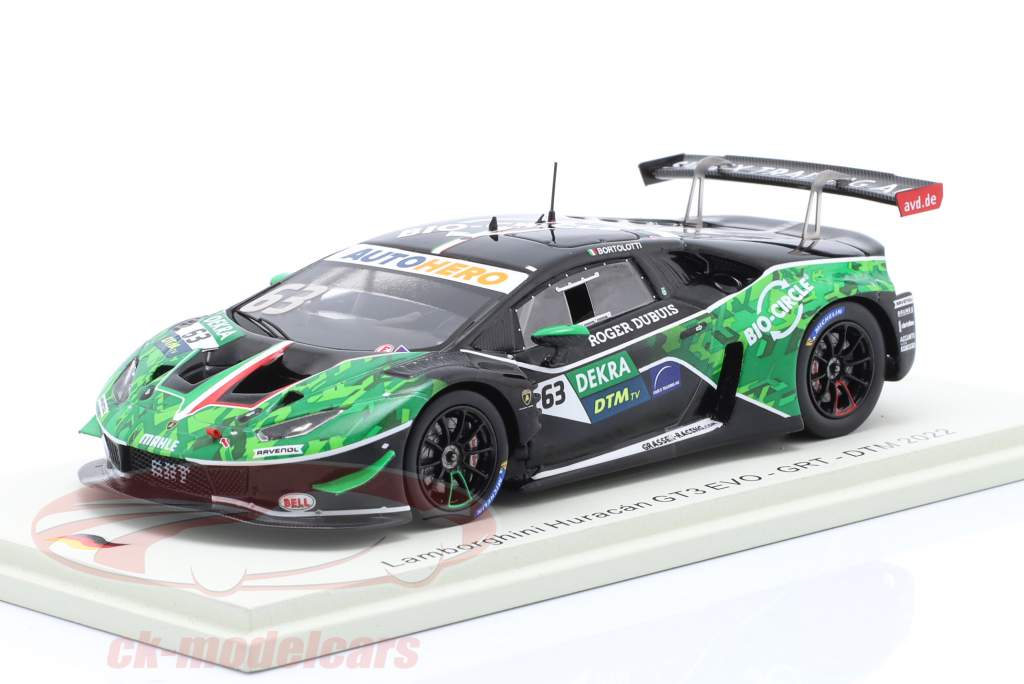 Lamborghini Huracan GT3 Evo #63 4-й DTM 2022 Mirko Bortolotti 1:43 Spark