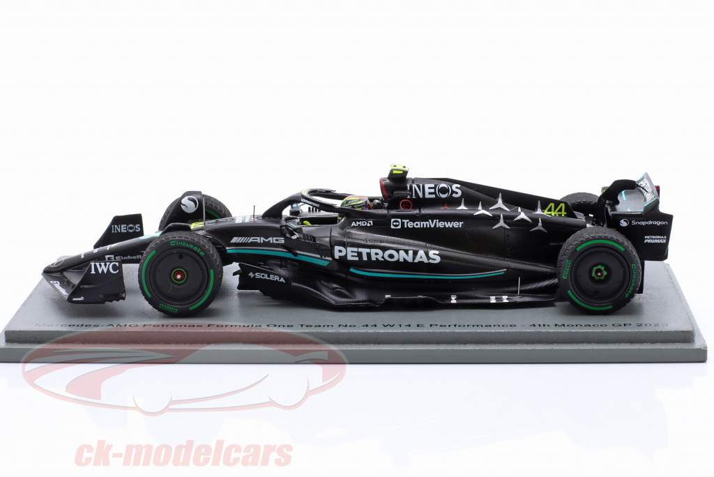 L. Hamilton Mercedes-AMG F1 W14 #44 4º Mônaco GP Fórmula 1 2023 1:43 Spark