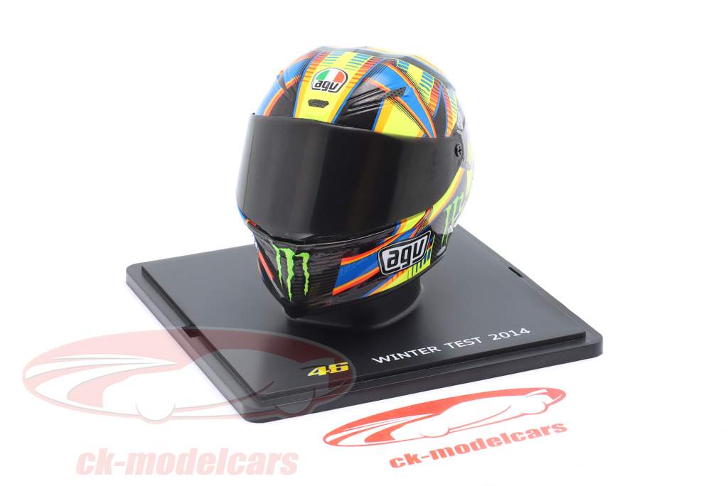 Valentino Rossi #46 winter test MotoGP 2014 helmet 1:5 Spark Editions