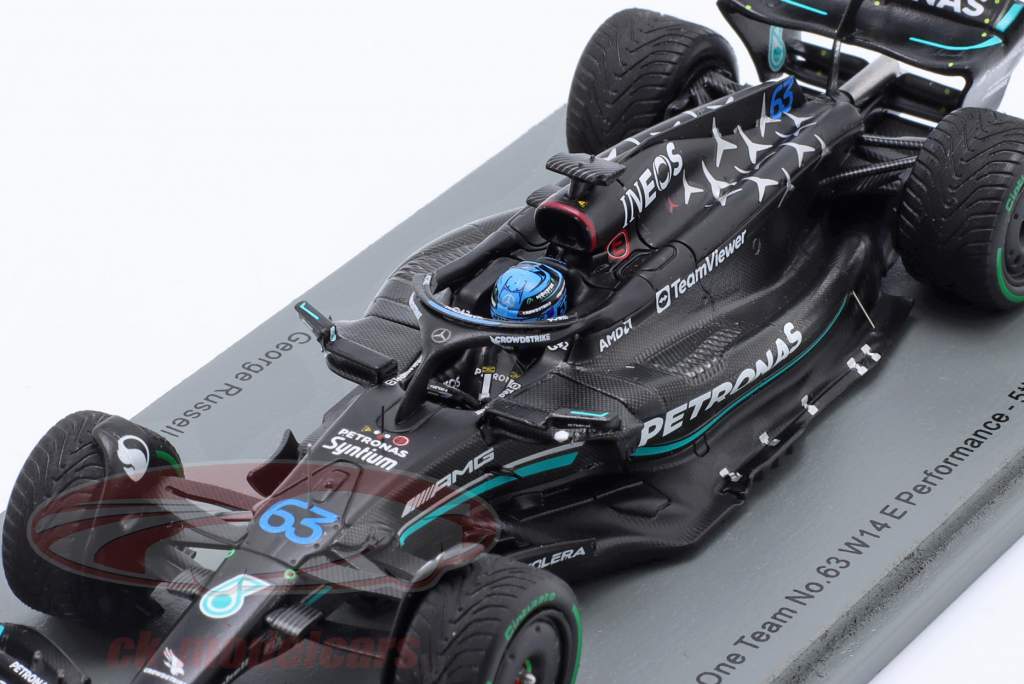 G. Russell Mercedes-AMG F1 W14 #63 5° Monaco GP formula 1 2023 1:43 Spark