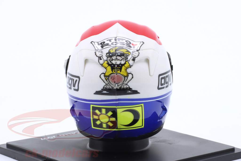 Valentino Rossi #46 MotoGP Ganhador 2007 capacete 1:5 Spark Editions