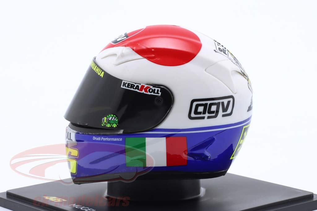 Valentino Rossi #46 MotoGP 优胜者 2007 头盔 1:5 Spark Editions