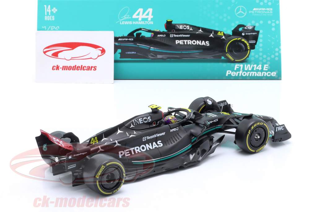 Lewis Hamilton Mercedes-AMG F1 W14 #44 formule 1 2023 1:24 Bburago