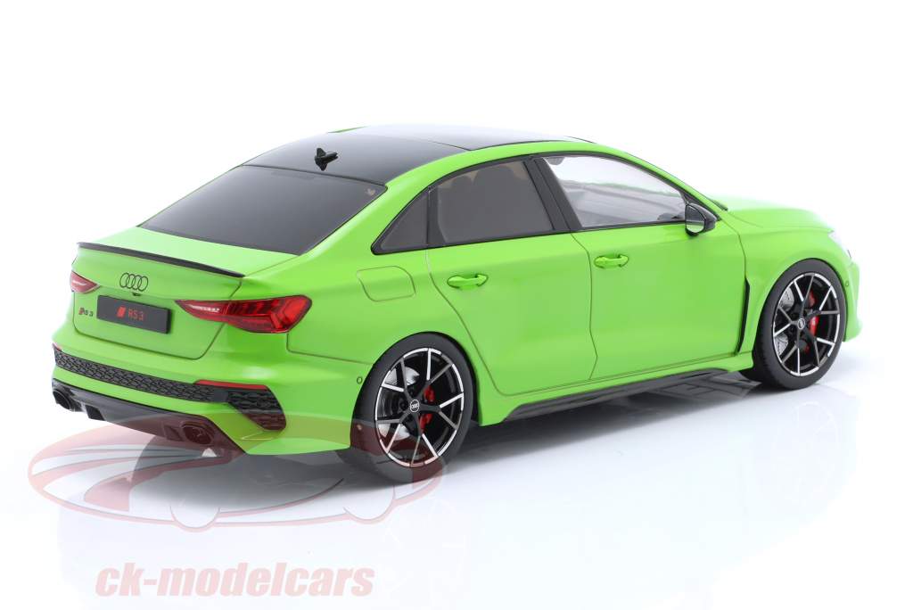 Audi RS3 (8Y) Limousine year 2022 green 1:18 Ixo