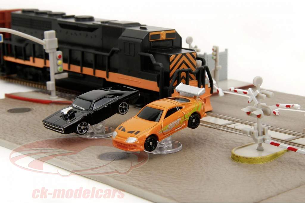 El último Correr Fast & Furious conjunto de dioramas Jada Toys