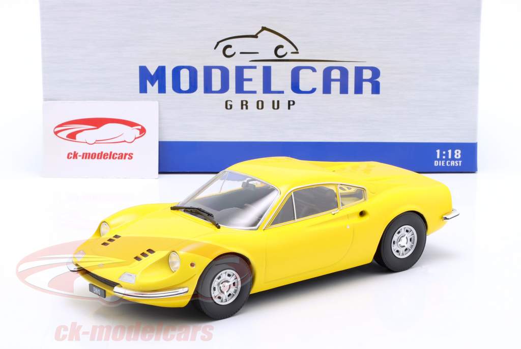 ModelCarGroup 118 Ferrari Dino 246 GT year 1969 yellow MCG18168 model
