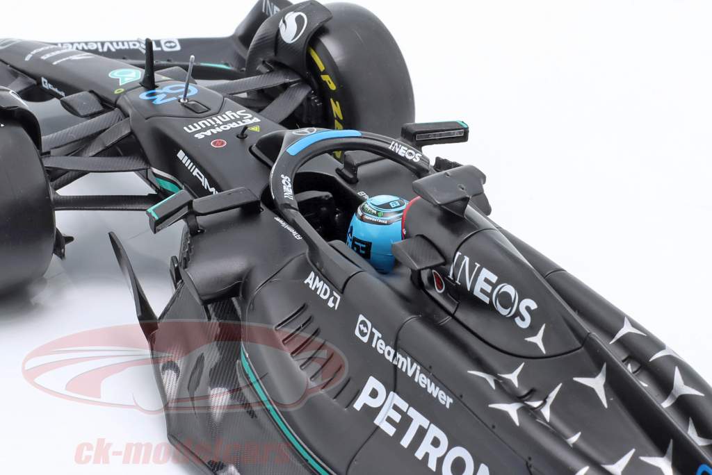 George Russell Mercedes-AMG F1 W14 #63 Fórmula 1 2023 1:24 Bburago