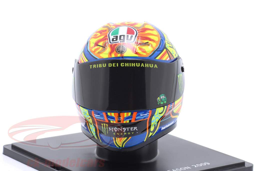 Valentino Rossi #46 MotoGP Campeão mundial 2009 capacete 1:5 Spark Editions
