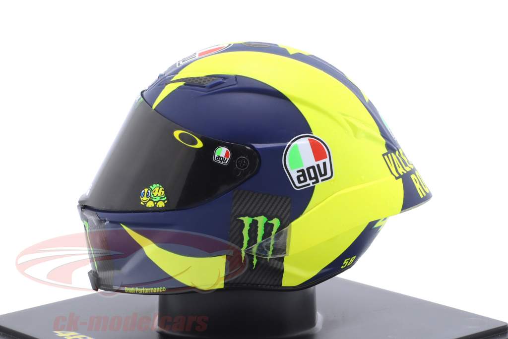 Valentino Rossi #46 MotoGP 2018 hjelm 1:5 Spark Editions