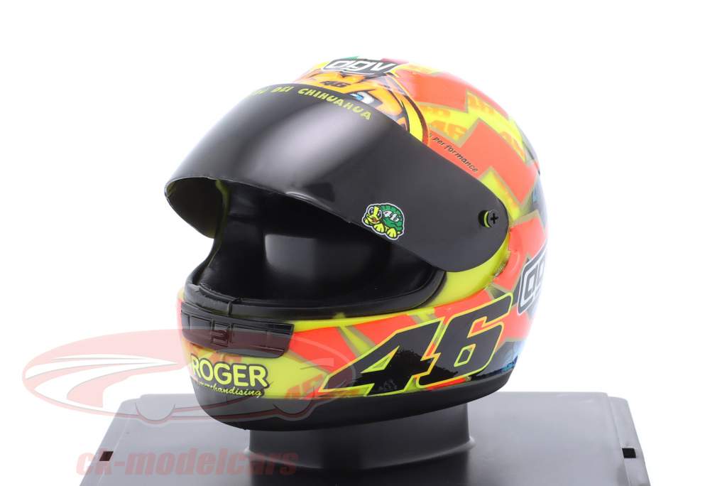 Valentino Rossi #46 Campeão mundial 500ccm 2001 capacete 1:5 Spark Editions