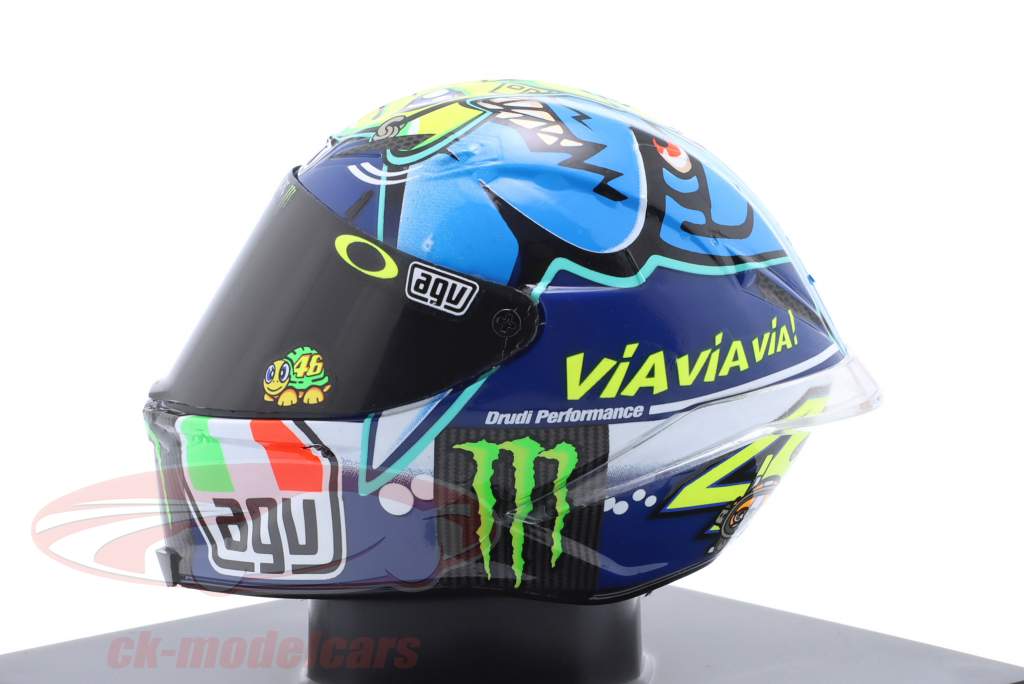 Valentino Rossi #46 5to MotoGP Misano 2015 casco 1:5 Spark Editions