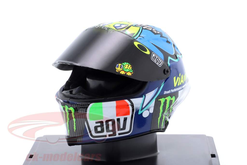 Valentino Rossi #46 5° MotoGP Misano 2015 casco 1:5 Spark Editions