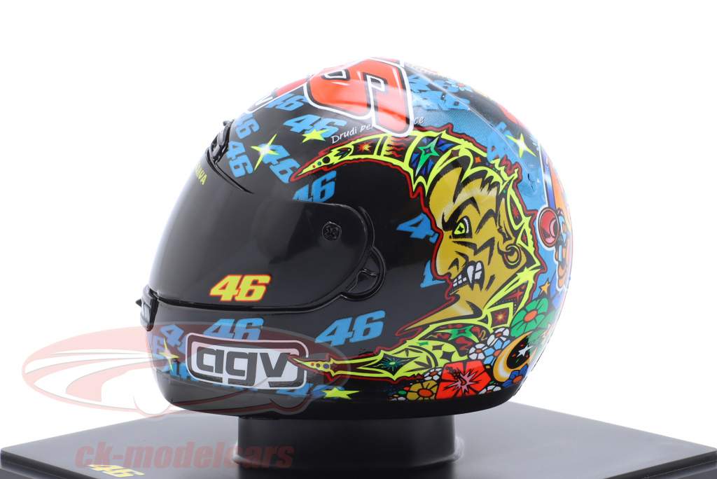 Valentino Rossi #46 2e 500ccm MotoGP 2000 helm 1:5 Spark Editions