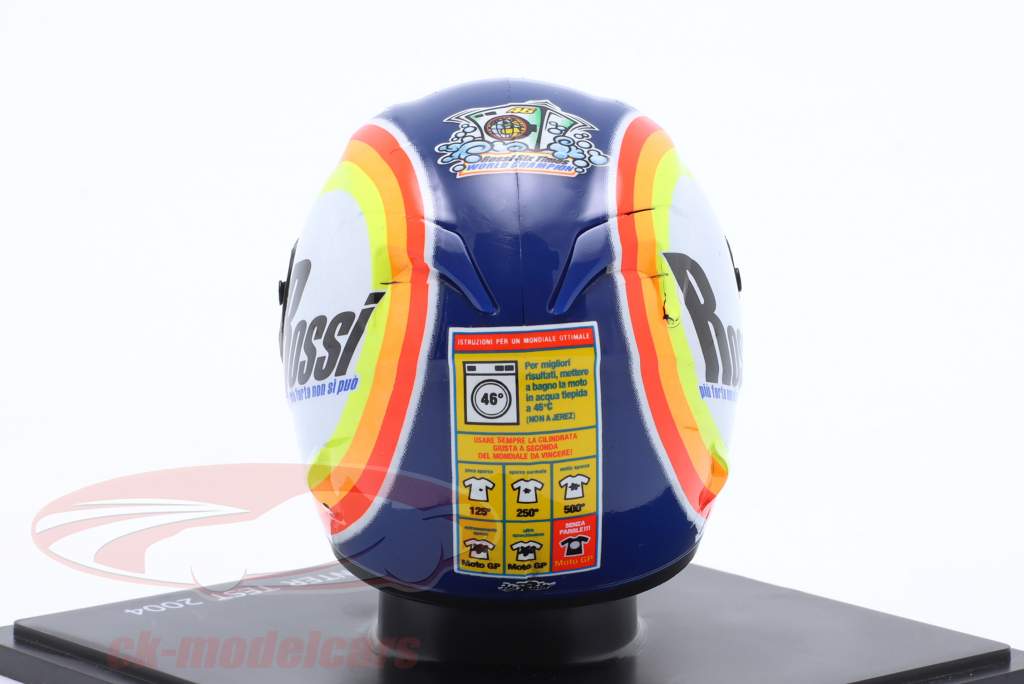 Valentino Rossi #46 winter test MotoGP 2004 helmet 1:5 Spark Editions
