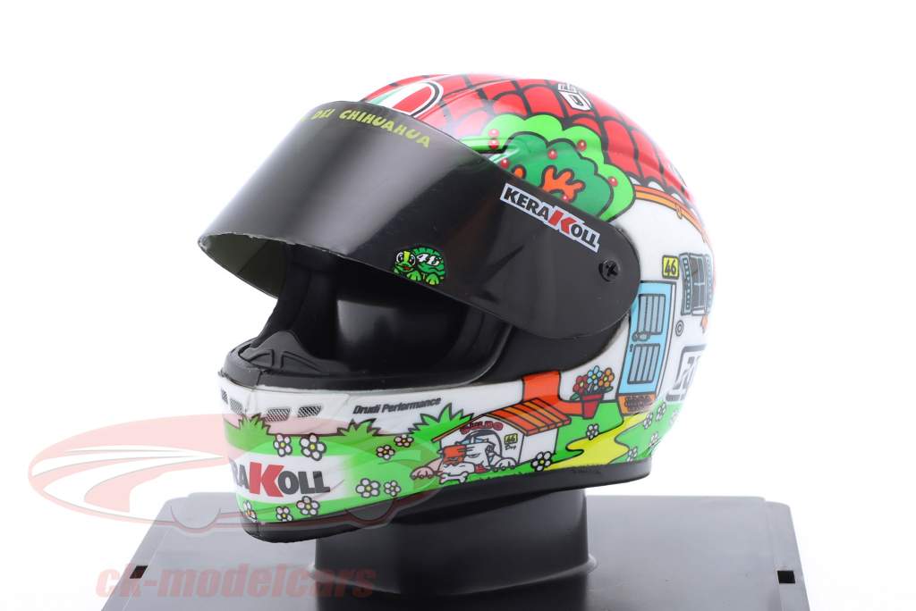 Valentino Rossi #46 ganhador Misano MotoGP Campeão mundial 2008 capacete 1:5 Spark Editions