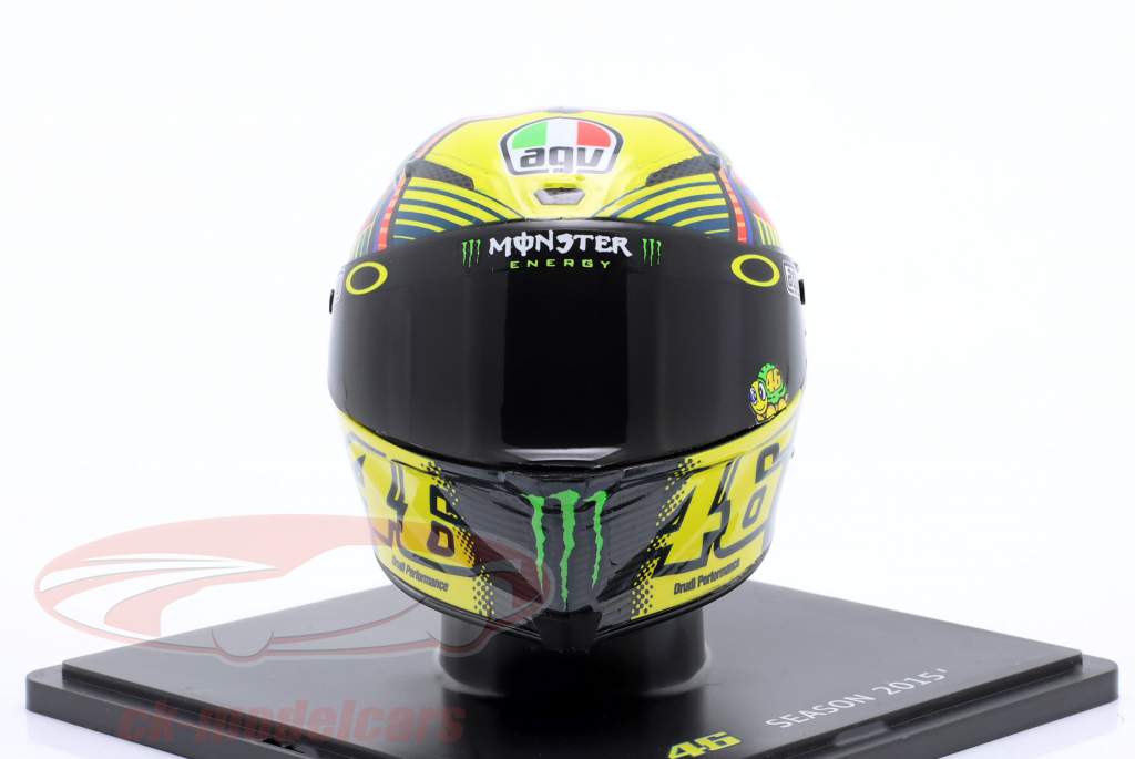Valentino Rossi #46 MotoGP 2015 hjelm 1:5 Spark Editions