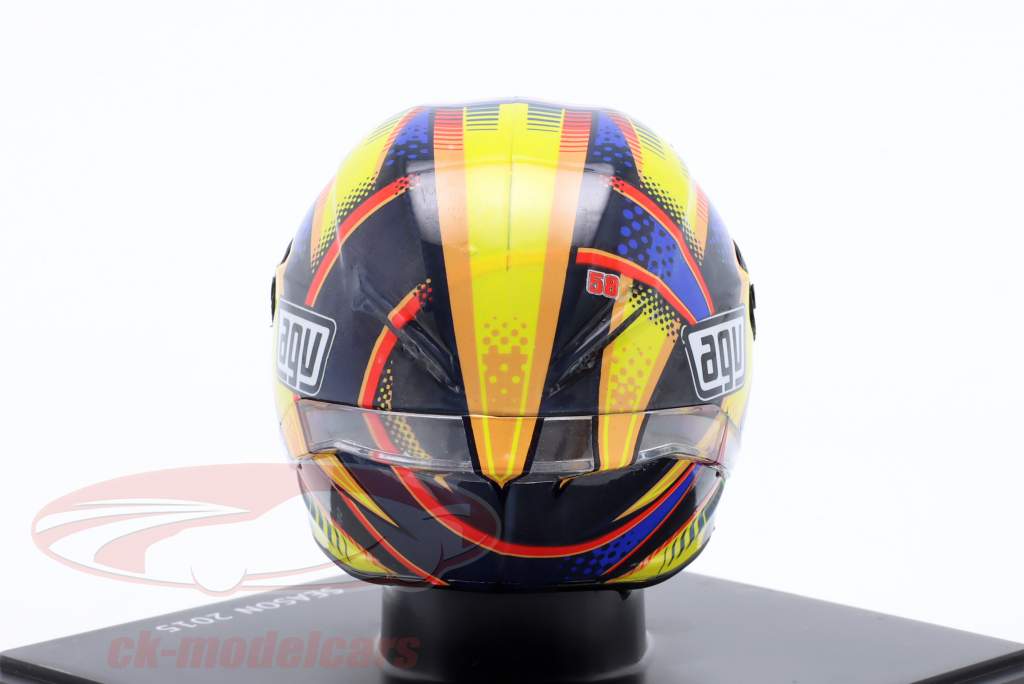 Valentino Rossi #46 MotoGP 2015 casco 1:5 Spark Editions