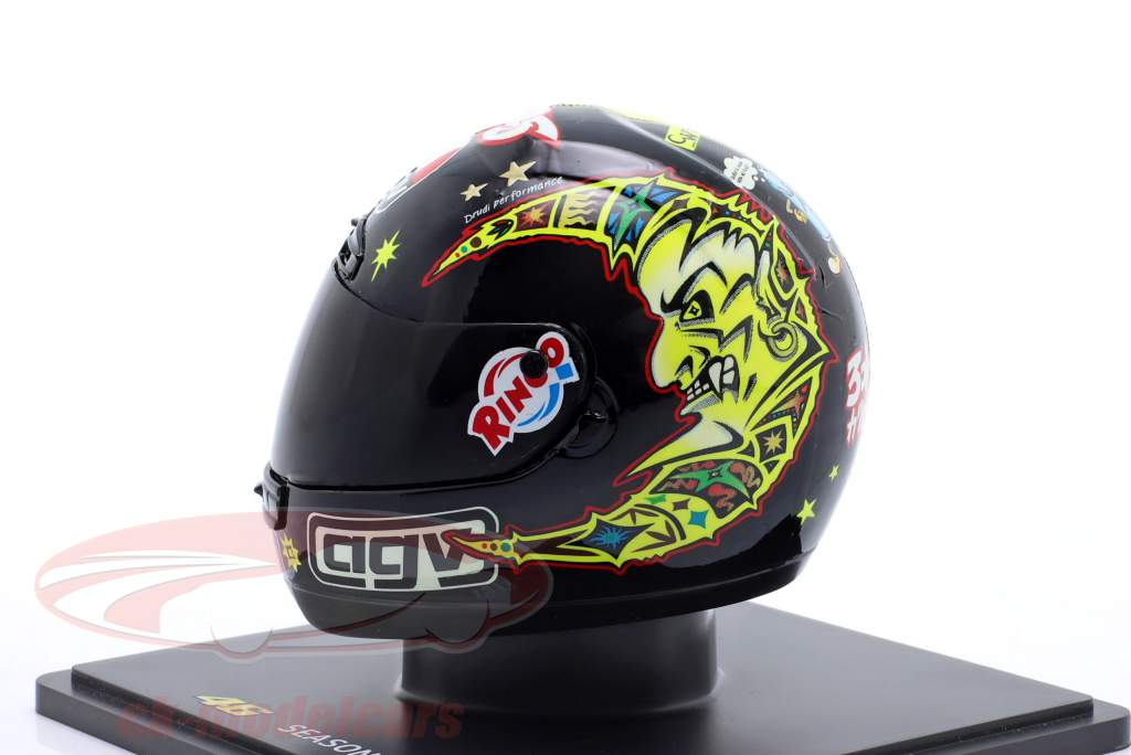 Valentino Rossi #46 Campeão mundial 125ccm 1997 capacete 1:5 Spark Editions