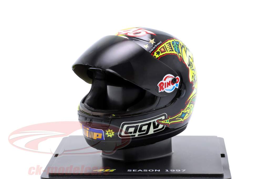 Valentino Rossi #46 Campione del mondo 125ccm 1997 casco 1:5 Spark Editions