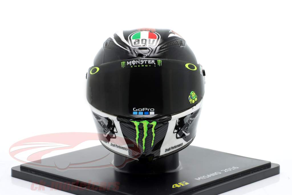 Valentino Rossi #46 2° MotoGP Misano 2016 casco 1:5 Spark Editions