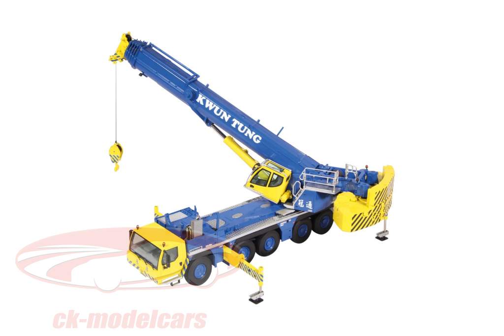 Liebherr LTM1250-5.1 Mobile crane Kwun Tung blue / yellow 1:50 NZG
