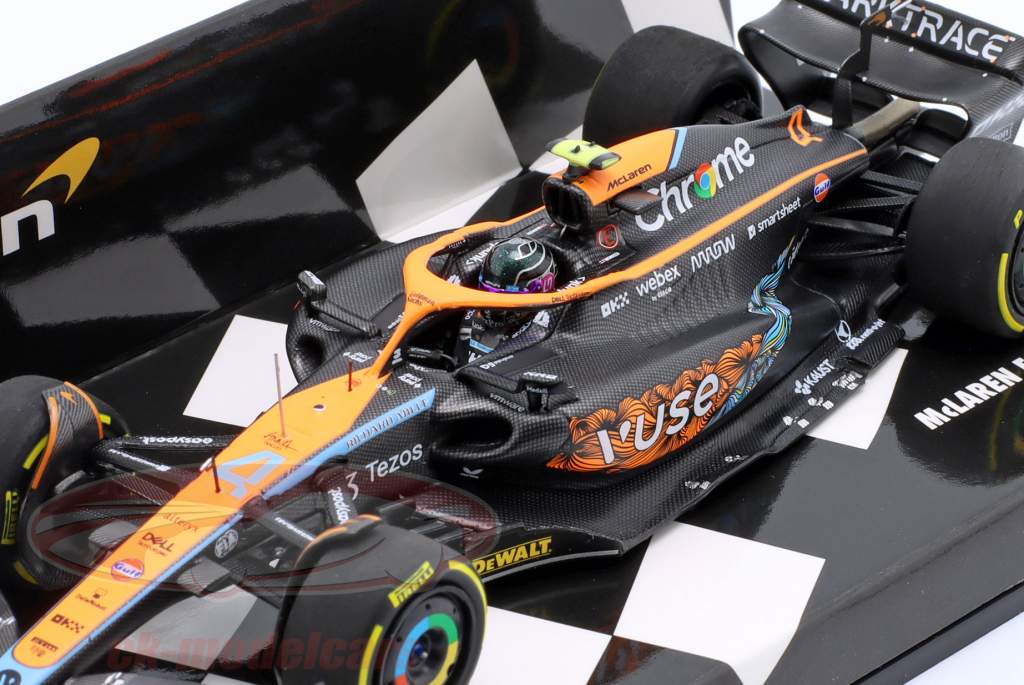 L. Norris McLaren MCL36 #4 6th Abu Dhabi GP Fórmula 1 2022 1:43 Minichamps