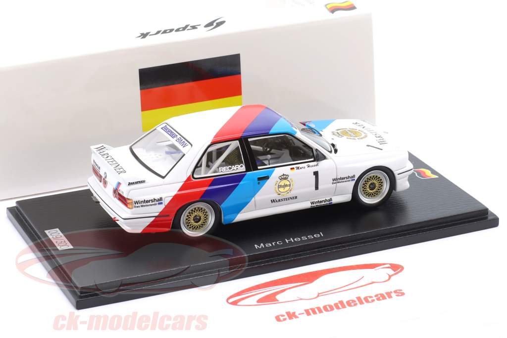 BMW M3 (E30) #1 Winner Zolder DTM 1987 Marc Hessel 1:43 Spark