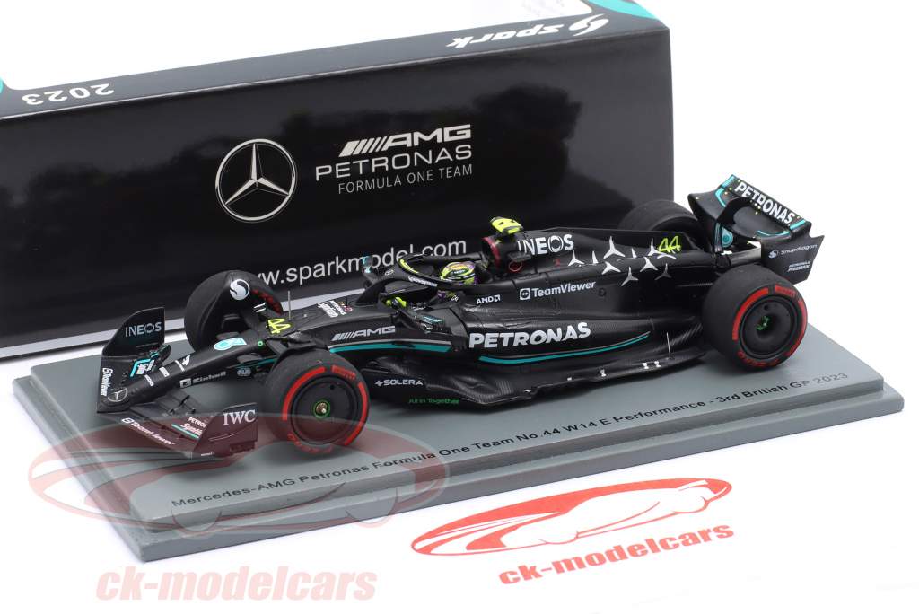 L. Hamilton Mercedes-AMG F1 W14 #44 第三名 英国人 GP 公式 1 2023 1:43 Spark
