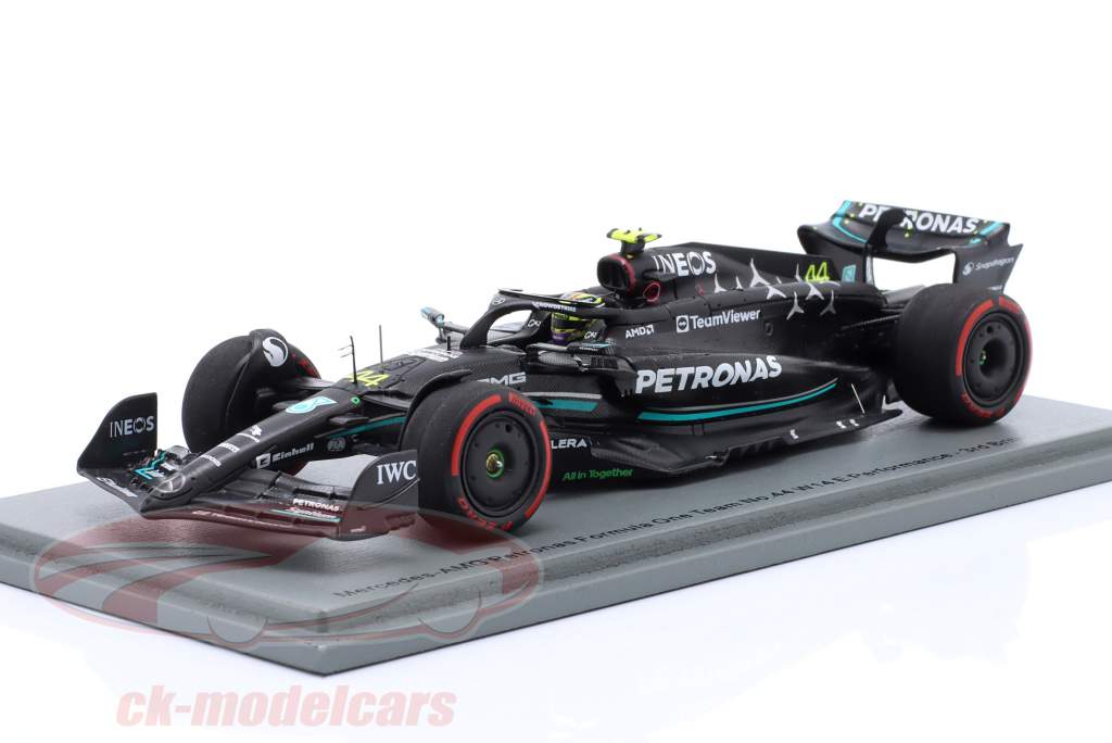 L. Hamilton Mercedes-AMG F1 W14 #44 3er británico GP fórmula 1 2023 1:43 Spark