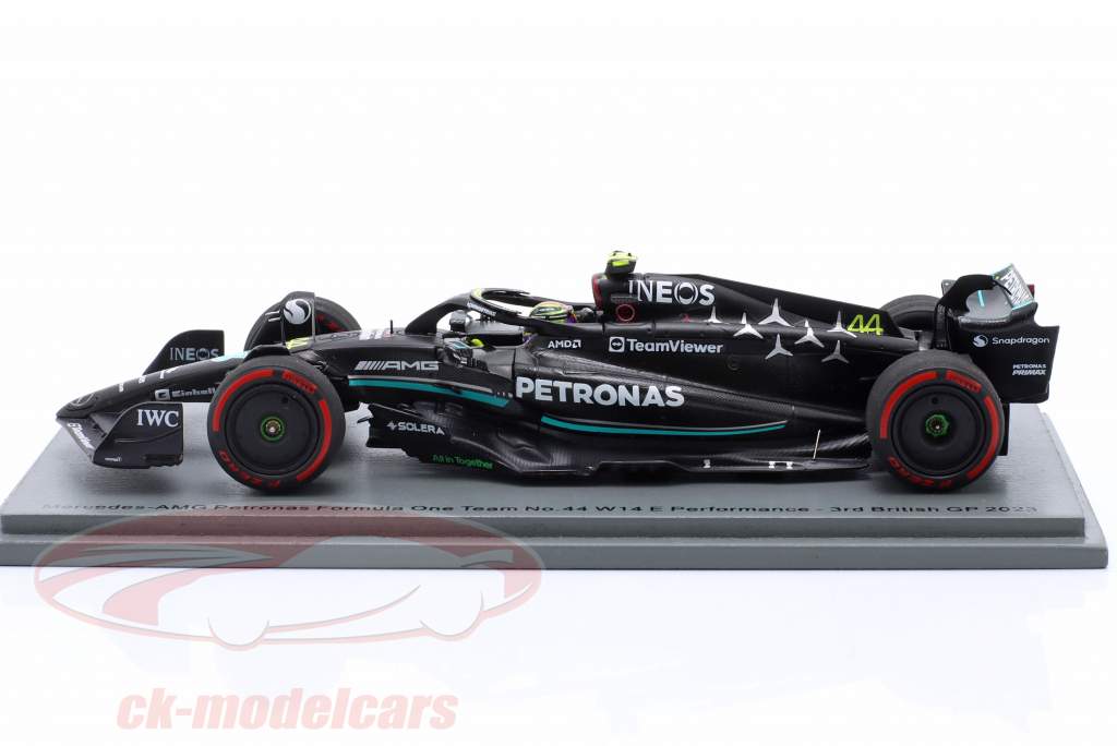 L. Hamilton Mercedes-AMG F1 W14 #44 3° Britannico GP formula 1 2023 1:43 Spark