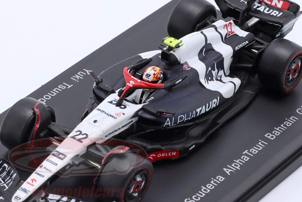 Yuki Tsunoda AlphaTauri AT04 #22 Bahrain GP Formel 1 2023 1:64 Spark
