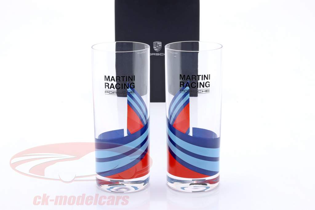 Porsche Longdrinkglazen (2 stukken) Martini Racing