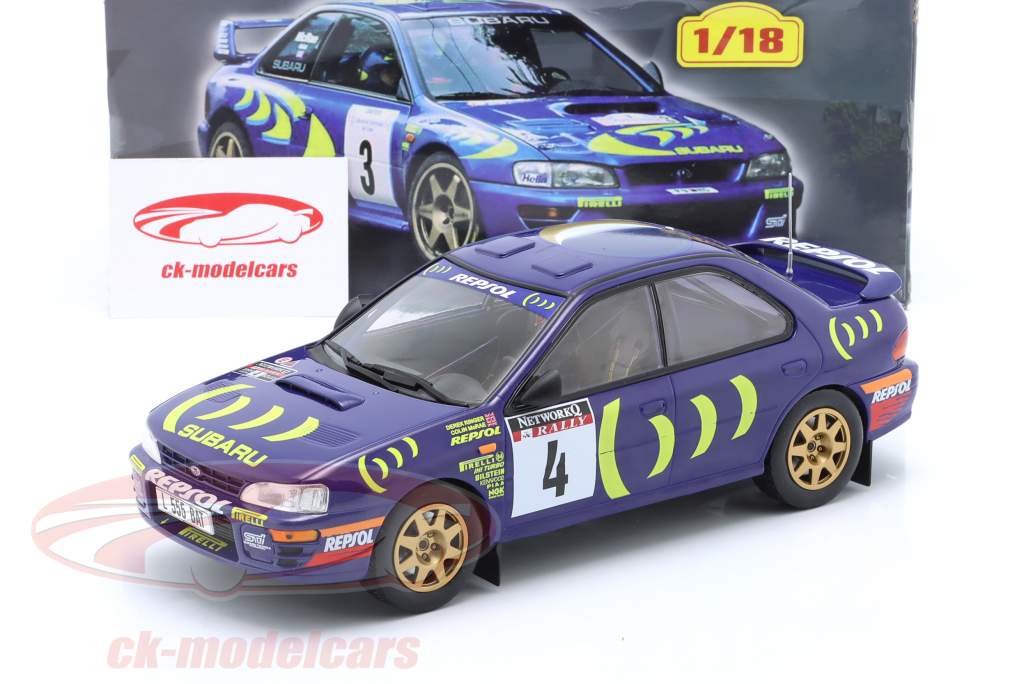 Subaru Impreza 555 #4 vincitore RAC Rallye 1995 McRae, Ringer 1:18 Altaya