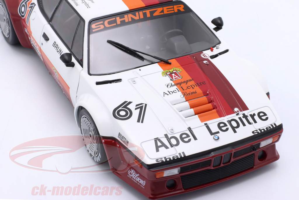 WERK83 1:18 BMW M1 ProCar #61 BMW M1 ProCar série Monaco 1980 W. Brun W1803016 modèle voiture W1803016 3663506022753