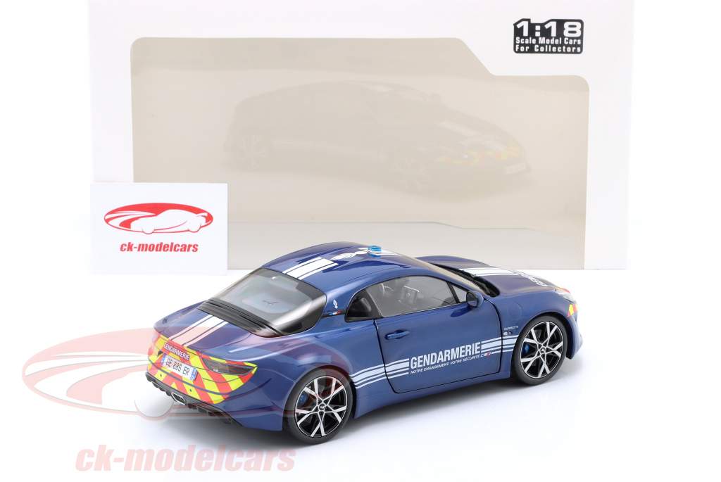 Solido 1:18 Alpine A110 Gendarmerie Baujahr 2023 blau S1801628 