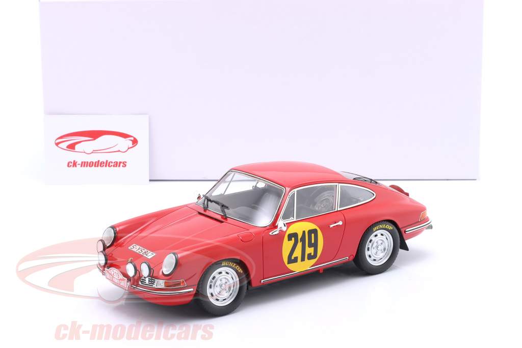 Porsche 911 S #219 3º Rallye Monte Carlo 1967 Elford, Stone 1:18 Matrix