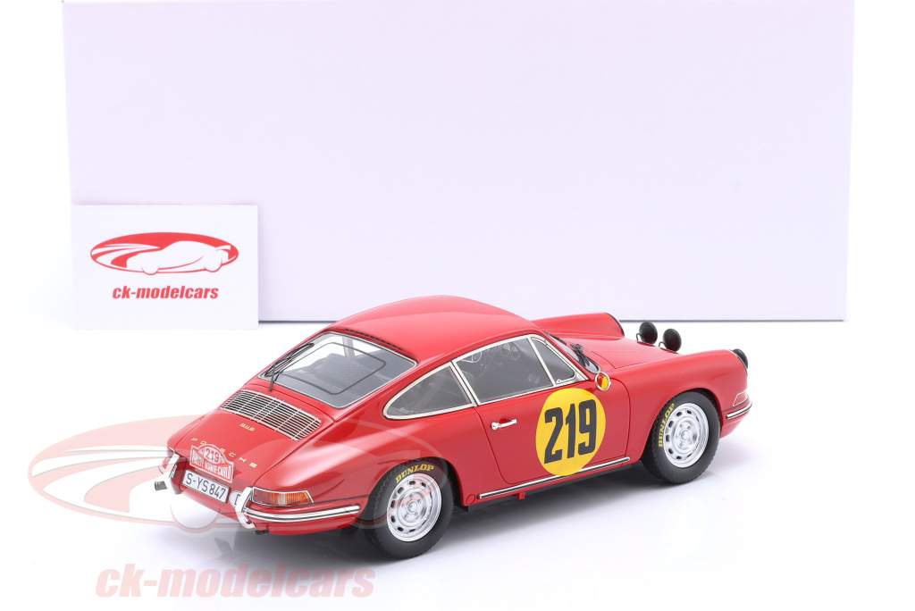 Porsche 911 S #219 3ème Rallye Monte Carlo 1967 Elford, Stone 1:18 Matrix