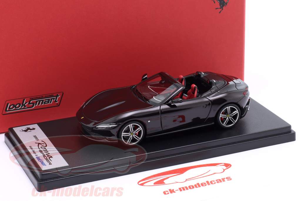 Ferrari Roma Spider Baujahr 2023 schwarz 1:43 LookSmart