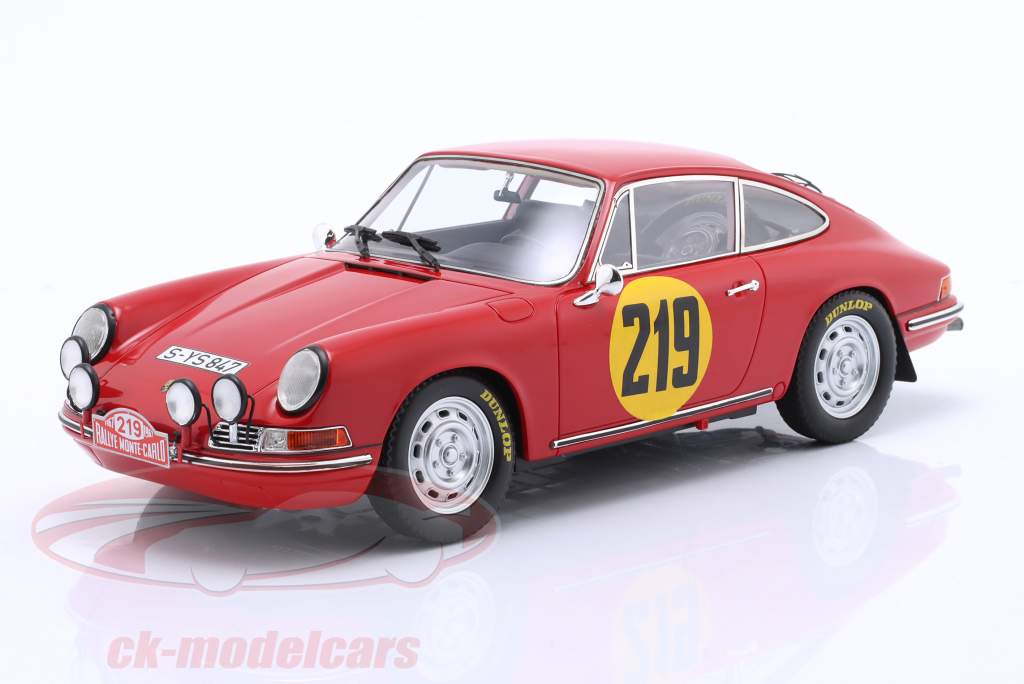 Porsche 911 S #219 3e Rallye Monte Carlo 1967 Elford, Stone 1:18 Matrix