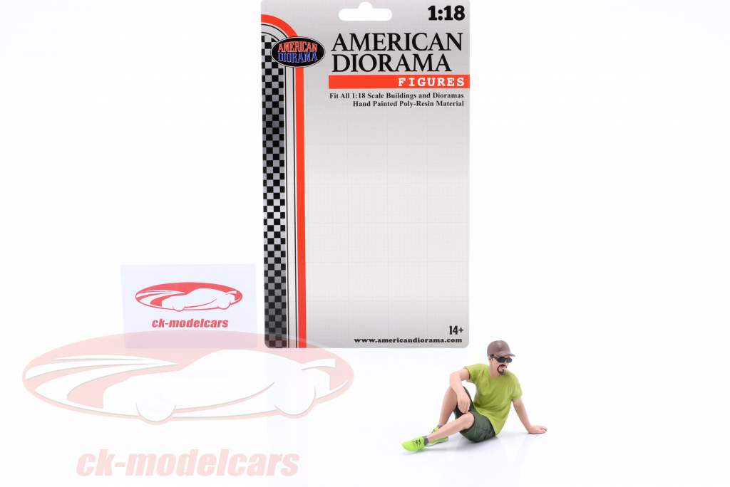 Diorama figuur serie #701 1:18 American Diorama
