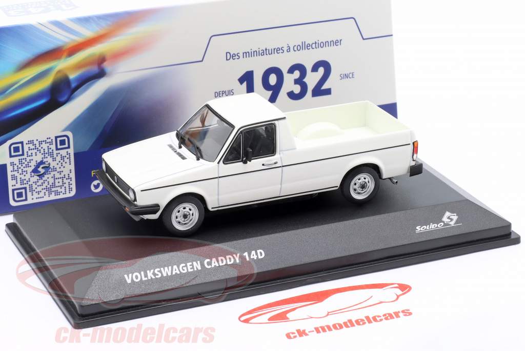 Volkswagen VW Caddy (14D) Pick-Up branco 1:43 Solido