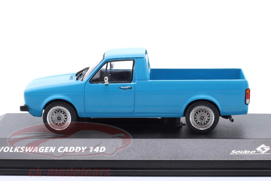 Volkswagen VW Caddy (14D) Pick-Up blauw 1:43 Solido