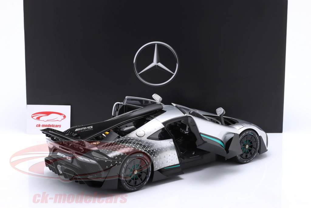 Mercedes-Benz AMG ONE (C298) высокотехнологичный серебро 1:12 NZG