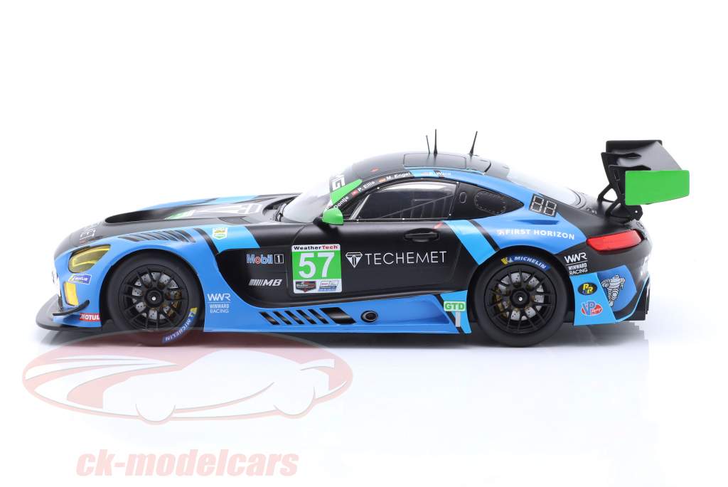 Mercedes-AMG GT3 #57 勝者 GTDクラス 24h Daytona 2021 Winward Racing 1:18 Ixo