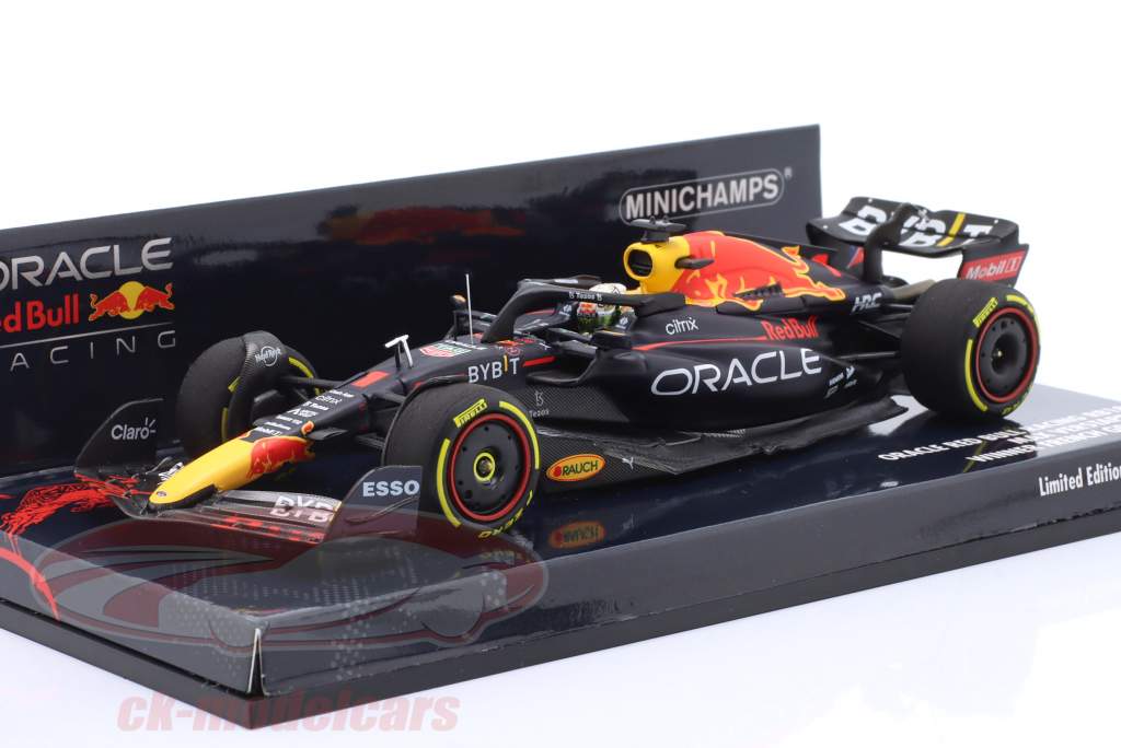 M. Verstappen Red Bull Racing RB18 #1 Sieger Frankreich GP Formel 1 Weltmeister 2022 1:43 Minichamps