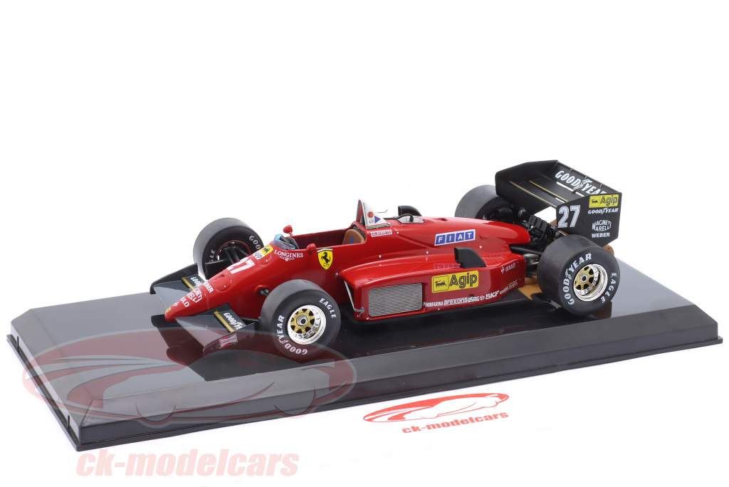 M. Alboreto Ferrari 156/85 #27 vinder Tyskland GP formel 1 1985 1:24 Premium Collectibles